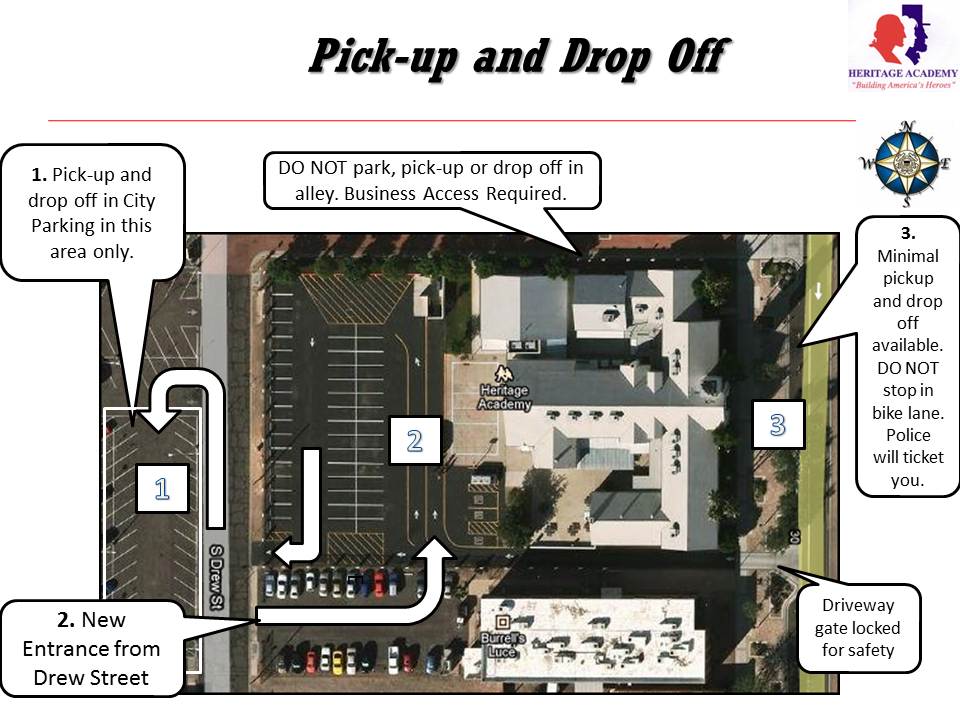 Route to Pick up and Drop Off